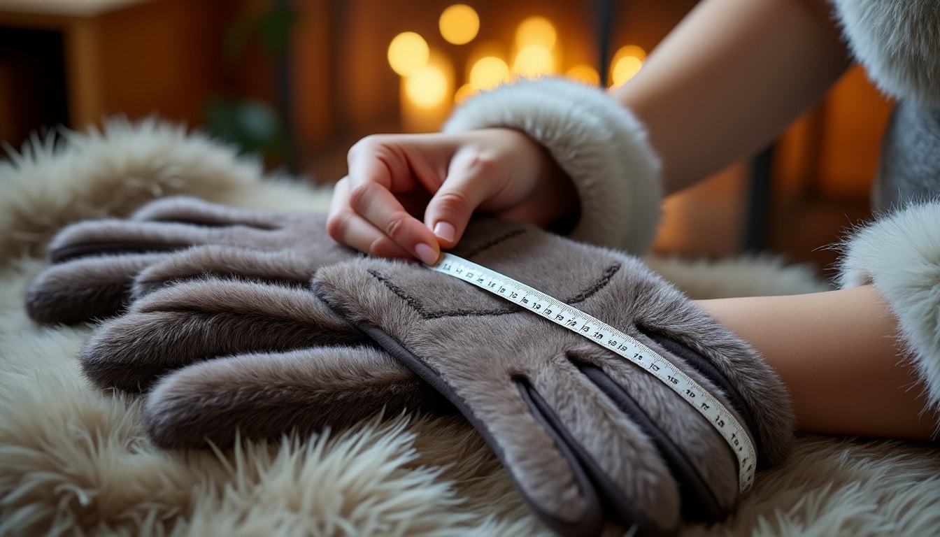 Gants en fourrure : choisir la bonne taille